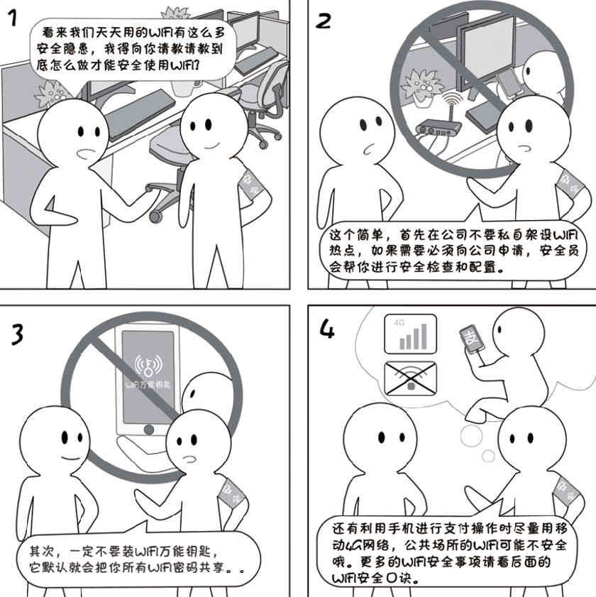 2018国家网络安全宣传周系列动漫①丨还在“蹭”免费WiFi?这些安全风险告诉你真能吓一跳 2018国家网络安全宣传周系列动漫①丨还在“蹭”免费WiFi?这些安全风险告诉你真能吓一跳
